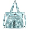 image:imageAngel Kiss Large Purses for Women Soft PU Leather Hobo Bag for Women Shoulder Bags10blue Green