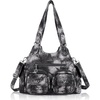 image:imageAngel Kiss Purses for Women Hobo Bag Soft PU Leather Shoulder Bag for WomenBlack Grey