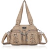 image:imageAngel Kiss Small Purse Handbag for Women Crossbody and Shoulder Bags Multipocket Soft Hobo PursesKhaki