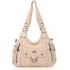 image:imageAngel Kiss Womens Shoulder Bag Vegan Leather Hobo Purses and Handbags Satchel Tote Bags for Women with Adjustable StrapBeige