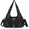 image:imageAngelkiss Hobo Purses and handbags for Women Satchel Handbag Women Purses Large Daily Shoulder Bags801black