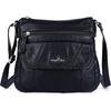 image:imageAngelkiss Small Womens Crossbody Bag Leather Shoulder Purse for Women Hobo Bag with Adjustable Shoulder StrapBlack