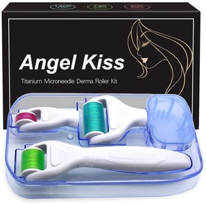 image:imageAngel Kiss 4 in 1 Titanium Microneedling Derma Roller Kit for Face and BodyMulticolor Sky Blue