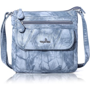 image:imageAngel Kiss Crossbody Bags for Women PU Leather Shoulder Handbag Ladies Purses and Handbag with adjustable StrapLake Blue