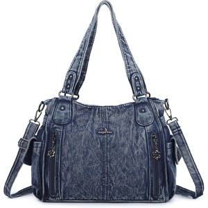 image:imageAngel Kiss Handbags for Womens TopHandle Hobo Purse Roomy Casual Shoulder Bags PU Tote Satchel Purse for Women1blue