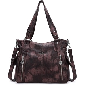 image:imageAngel Kiss Handbags for Womens TopHandle Hobo Purse Roomy Casual Shoulder Bags PU Tote Satchel Purse for WomenGcoffee