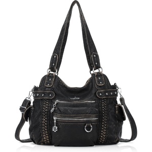 image:imageAngel Kiss Hobo Handbags for Women Soft PU Leather Shoulder Handbags Ladies Purses145bornze