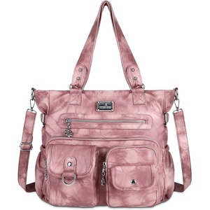 image:imageAngel Kiss Large Purses for Women Soft PU Leather Hobo Bag for Women Shoulder Bags8pink