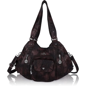 image:imageAngel Kiss Purses and Handbags for Women Large Tote Bag Soft PU Leather MultiPocket Hobo Shoulder Bags