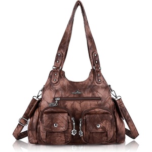 image:imageAngel Kiss Purses for Women Hobo Bag Soft PU Leather Shoulder Bag for WomenBrown