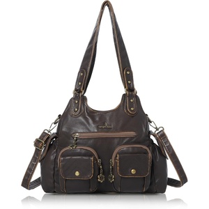 image:imageAngel Kiss Purses for Women Hobo Bag Soft PU Leather Shoulder Bag for WomenBrown801