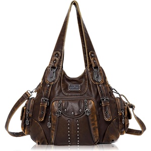 image:imageAngel Kiss Purses for Women Soft PU Leather Large Hobo Bags for Women Shoulder BagDbrown801