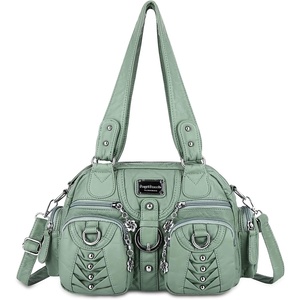 image:imageAngel Kiss Small Purse Handbag for Women Crossbody and Shoulder Bags Multipocket Soft Hobo Purses11green