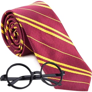 image:imageAngel Kiss Wizard Cosplay Tie for Halloween Dress Up Themed Party Costume Accessory Unisex Striped Necktie for Adults ampTeensRed