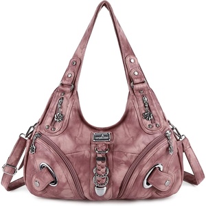 image:imageAngelkiss Hobo Purses and handbags for Women Satchel Handbag Women Purses Large Daily Shoulder Bags7028pink