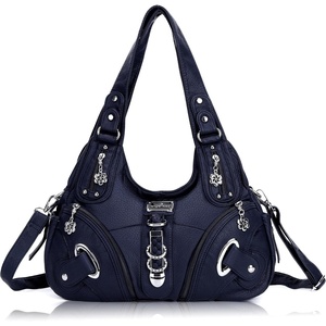 image:imageAngelkiss Hobo Purses and handbags for Women Satchel Handbag Women Purses Large Daily Shoulder BagsBlue