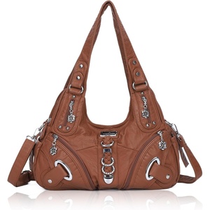 image:imageAngelkiss Hobo Purses and handbags for Women Satchel Handbag Women Purses Large Daily Shoulder BagsBrown