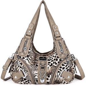 image:imageAngelkiss Hobo Purses and handbags for Women Satchel Handbag Women Purses Large Daily Shoulder BagsBrownBeige
