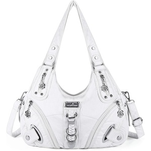 image:imageAngelkiss Hobo Purses and handbags for Women Satchel Handbag Women Purses Large Daily Shoulder BagsWhite