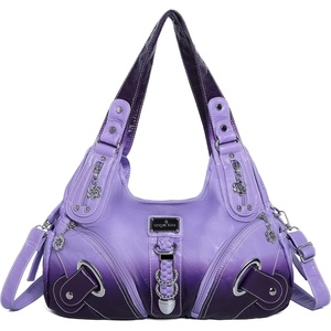 image:imageAngelkiss Hobo Purses and handbags for Women Satchel Handbag Women Purses Large Daily Shoulder BagsZ3pueple