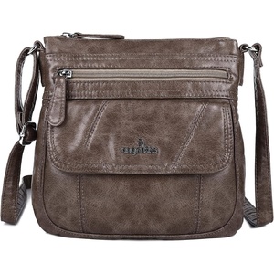 image:imageAngelkiss Small Womens Crossbody Bag Leather Shoulder Purse for Women Hobo Bag with Adjustable Shoulder Strap16taupe