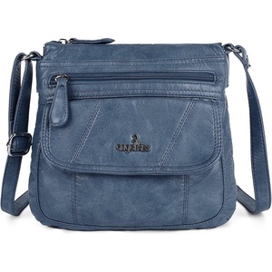 image:imageAngelkiss Small Womens Crossbody Bag Leather Shoulder Purse for Women Hobo Bag with Adjustable Shoulder Strap1blue