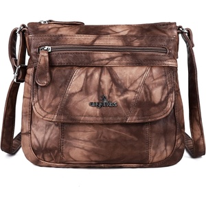 image:imageAngelkiss Small Womens Crossbody Bag Leather Shoulder Purse for Women Hobo Bag with Adjustable Shoulder Strap7brown