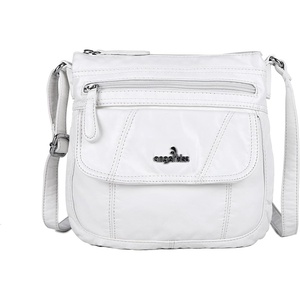 image:imageAngelkiss Small Womens Crossbody Bag Leather Shoulder Purse for Women Hobo Bag with Adjustable Shoulder Strap87white