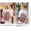 image:imageAngel Kiss Backpack Purse for Women Soft Washed Leather Multi Pocket Casual Travel BackpacksPink