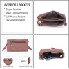 image:imageAngel Kiss Crossbody Bags Small Purses for Women Vegan Leather Cell Phone Wallet Purse with Wristlet Strap76dark Pink
