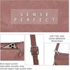 image:imageAngel Kiss Crossbody Bags Small Purses for Women Vegan Leather Cell Phone Wallet Purse with Wristlet Strap76dark Pink