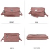 image:imageAngel Kiss Crossbody Bags Small Purses for Women Vegan Leather Cell Phone Wallet Purse with Wristlet Strap76dark Pink