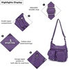 image:imageAngel Kiss Crossbody Bags for Women Ladies Shoulder Handbags and Purses Medium Faux Leather Pocketbooks1purple