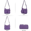 image:imageAngel Kiss Crossbody Bags for Women Ladies Shoulder Handbags and Purses Medium Faux Leather Pocketbooks1purple
