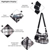 image:imageAngel Kiss Crossbody Bags for Women Ladies Shoulder Handbags and Purses Medium Faux Leather Pocketbooks1whiteBlack