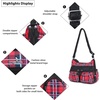 image:imageAngel Kiss Crossbody Bags for Women Ladies Shoulder Handbags and Purses Medium Faux Leather Pocketbooks23redBlack