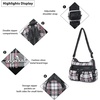 image:imageAngel Kiss Crossbody Bags for Women Ladies Shoulder Handbags and Purses Medium Faux Leather Pocketbooks23whiteBlack