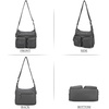 image:imageAngel Kiss Crossbody Bags for Women Ladies Shoulder Handbags and Purses Medium Faux Leather Pocketbooks24grey