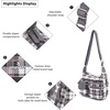 image:imageAngel Kiss Crossbody Bags for Women Ladies Shoulder Handbags and Purses Medium Faux Leather Pocketbooks26whiteGrey