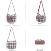 image:imageAngel Kiss Crossbody Bags for Women Ladies Shoulder Handbags and Purses Medium Faux Leather Pocketbooks357whitePink