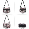 image:imageAngel Kiss Crossbody Bags for Women Ladies Shoulder Handbags and Purses Medium Faux Leather Pocketbooks7pinkBlack