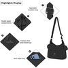 image:imageAngel Kiss Crossbody Bags for Women Ladies Shoulder Handbags and Purses Medium Faux Leather PocketbooksBlack1