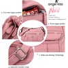 image:imageAngel Kiss Crossbody Bags for Women Ladies Shoulder Handbags and Purses Medium Faux Leather PocketbooksPink