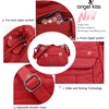image:imageAngel Kiss Crossbody Bags for Women Ladies Shoulder Handbags and Purses Medium Faux Leather PocketbooksRed1