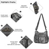 image:imageAngel Kiss Crossbody Bags for Women Ladies Shoulder Handbags and Purses Medium Faux Leather PocketbooksSilver Grey