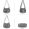 image:imageAngel Kiss Crossbody Bags for Women Ladies Shoulder Handbags and Purses Medium Faux Leather PocketbooksSilver Grey