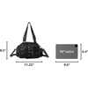 image:imageAngel Kiss Hobo Crossbody Purses for Women Shoulder Bag Multipocket Soft Hobo Purses Removable Strap Leather Handbags11black