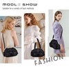 image:imageAngel Kiss Hobo Crossbody Purses for Women Shoulder Bag Multipocket Soft Hobo Purses Removable Strap Leather Handbags11black