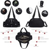 image:imageAngel Kiss Hobo Crossbody Purses for Women Shoulder Bag Multipocket Soft Hobo Purses Removable Strap Leather Handbags11black