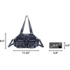 image:imageAngel Kiss Hobo Crossbody Purses for Women Shoulder Bag Multipocket Soft Hobo Purses Removable Strap Leather Handbags22blue